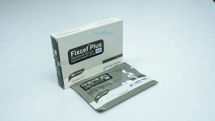Tablet  Fixcef Plus 500mg+125mg (14 Pcs)